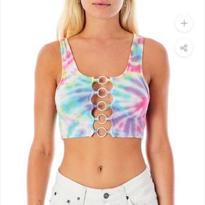 LF FIREWORK TIE DYE MULTI RING TANK TOP